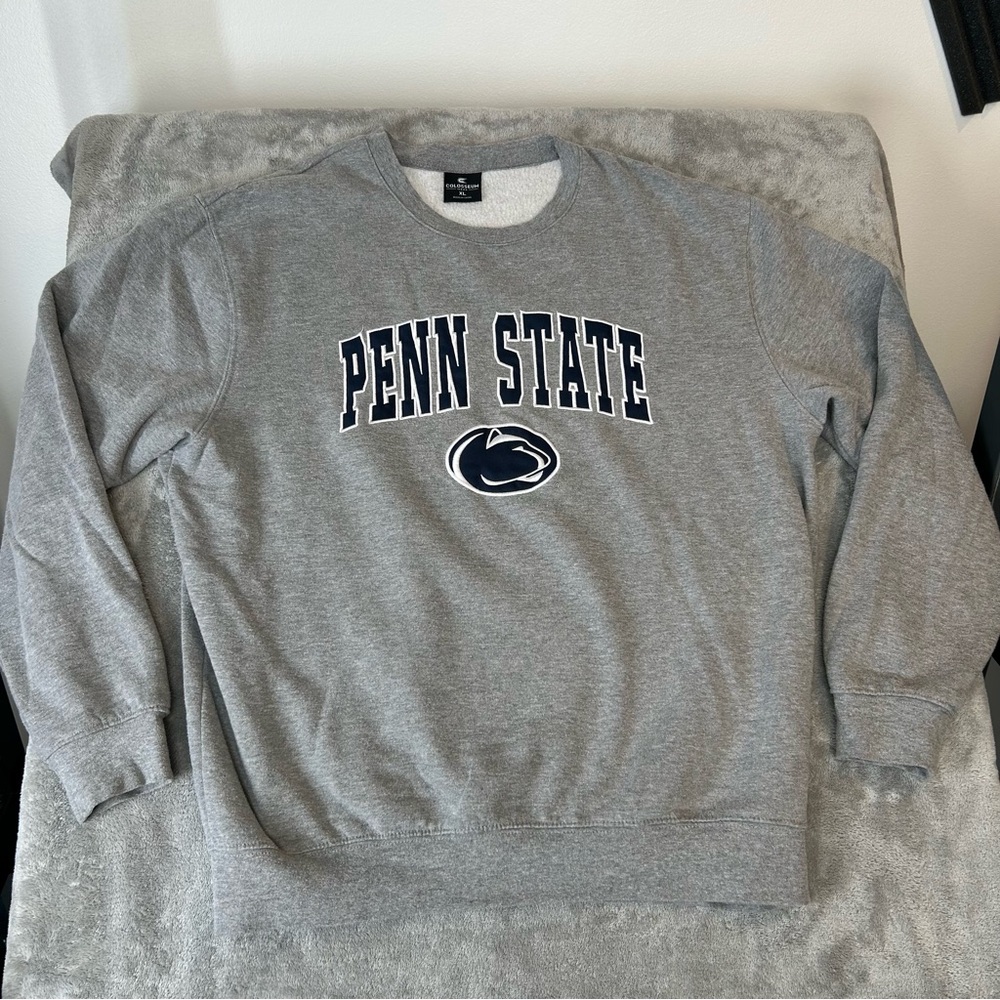 Penn State Nittany Lions Sweatshirt NCAA Football Colosseum Crewneck Extra Large